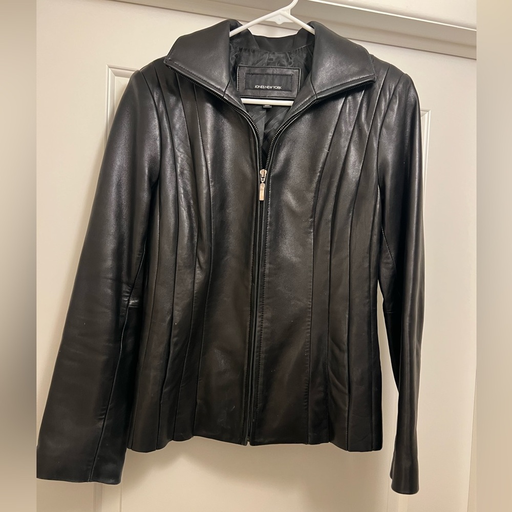 Jones New York Leather Jacket